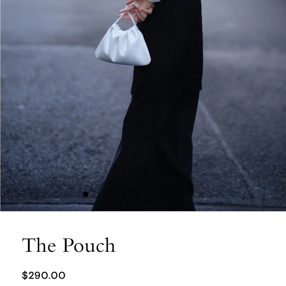 Sporto Cream Drawstring Pouch Shoulder Bag